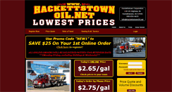 Desktop Screenshot of hackettstownoil.net